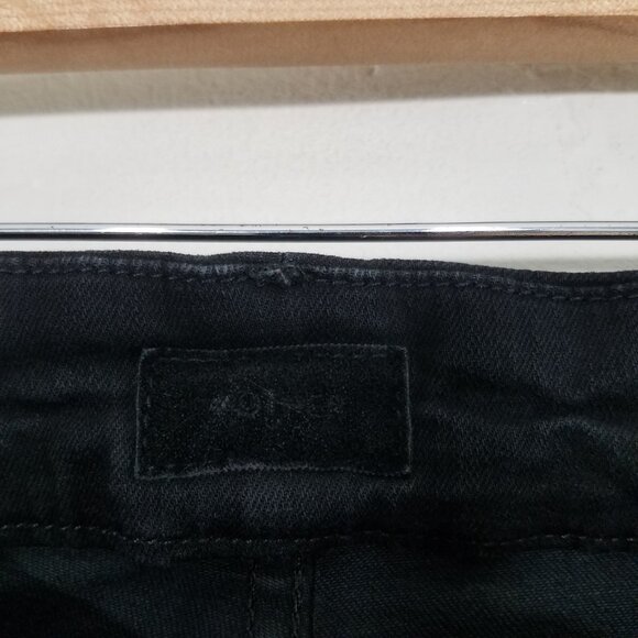 MOTHER Looker Petite Stretch Jeans Black Size 26 - Picture 3 of 10